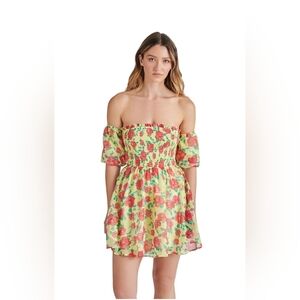 Betsey Johnson Women's Puff Sleeve Dress Size L NEW WITH TAGS/PACKAGE